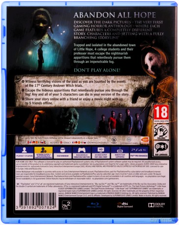 The Dark Pictures Anthology: Little Hope [GRA PS4]