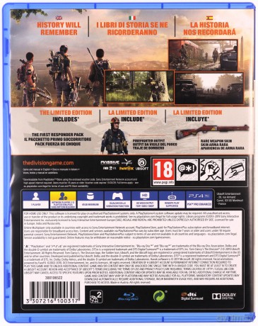 The Division 2 (Limited Edition) [GRA PS4]