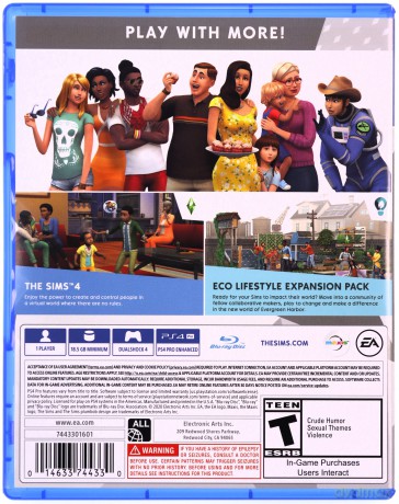 The Sims 4 + Eco Lifestyle Bundle [GRA PS4]