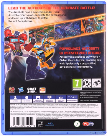 Transformers: Battlegrounds (EN/PL Multi in Game) [GRA PS4]