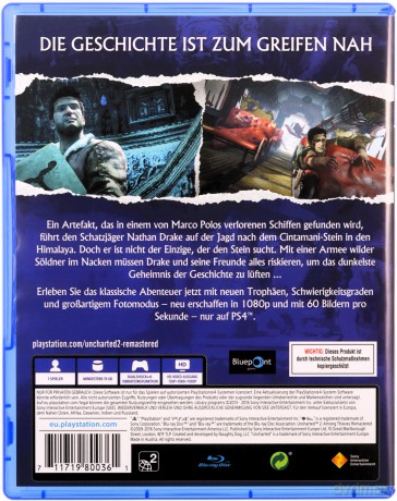 Uncharted 2: Among Thieves Remastered (DE/Multi in Game) [GRA PS4]