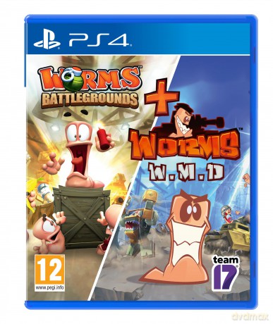 Worms Battlegrounds + Worms WMD Double Pack [GRA PS4]