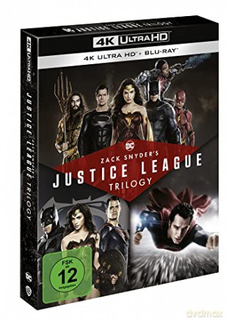 Człowiek ze stali / Batman v Superman / Liga Sprawiedliwości Zacka Snydera [3xBlu-Ray 4K]+[3xBlu-Ray]