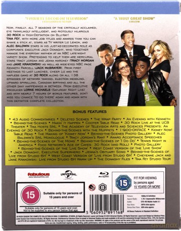 30 Rock Seasons 1 to 7 Complete Collection (Rockefeller Plaza 30) [20Blu-Ray]