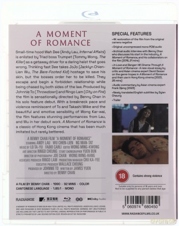 A Moment Of Romance (Romantyczny moment) [Blu-Ray]