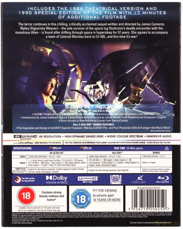 Aliens (Obcy 2 - Decydujące Starcie) [Blu-Ray 4K+2xBlu-ray]