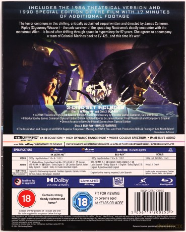Aliens (Obcy 2 - Decydujące Starcie) [Blu-Ray 4K+2xBlu-ray]