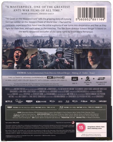Na Zachodzie bez zmian (steelbook) [Blu-Ray 4K]+[Blu-Ray]