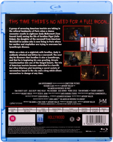 An American Werewolf In Paris (Amerykański wilkołak w Paryżu) [Blu-Ray]
