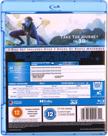 Avatar [Blu-Ray 3D]+[2xBlu-Ray]