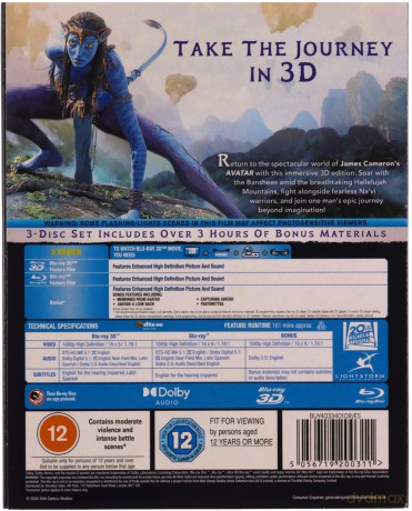Avatar [Blu-Ray 3D]+[2xBlu-Ray]