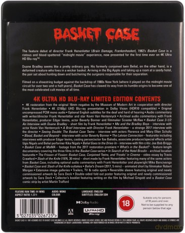 Basket Case (Wiklinowy koszyk) [Blu-Ray 4K]