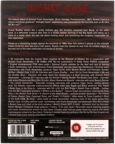 Basket Case (Wiklinowy koszyk) [Blu-Ray 4K]