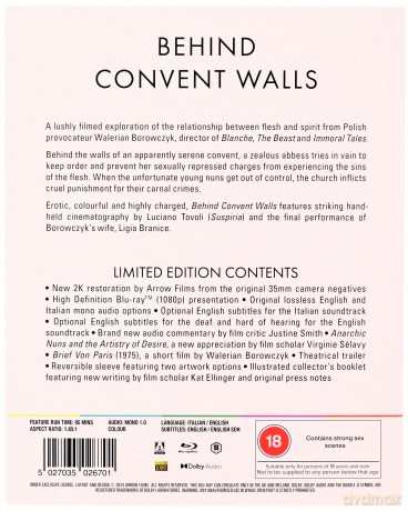 Behind Convent Walls (Za murami klasztoru) [Blu-Ray]