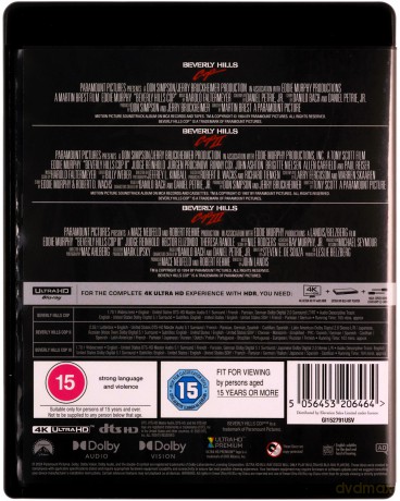 Beverly Hills Cop 1 to 3 (Gliniarz z Beverly Hills 1-3) [Blu-Ray 4K]