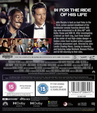 Beverly Hills Cop III (Gliniarz z Beverly Hills III) [Blu-Ray 4K]