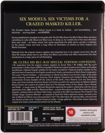 Blood And Black Lace (Sześć kobiet dla zabójcy) [Blu-Ray 4K]