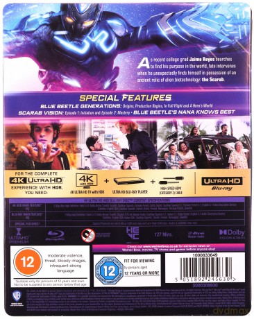 Blue Beetle (steelbook) [Blu-Ray 4K]+[Blu-Ray]