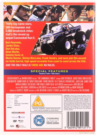 Cannonball Run II (Wyścig Armatniej Kuli II) [DVD]