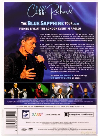 Cliff Richard - The Blue Sapphire Tour [DVD]
