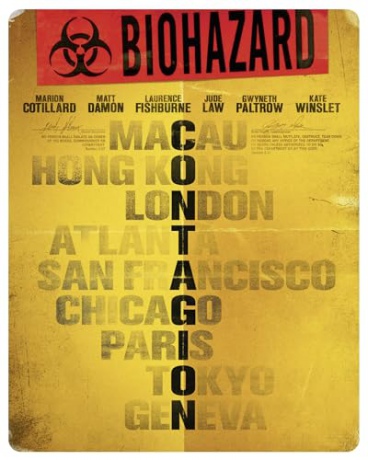 Contagion (steelbook) (Contagion: Epidemia strachu) [Blu-Ray 4K]+[Blu-Ray]