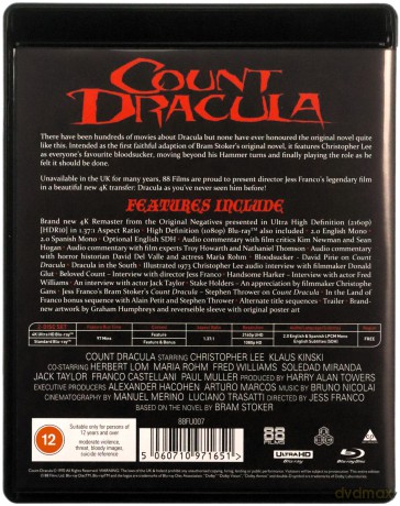 Count Dracula (Książę Dracula) [Blu-Ray 4K]