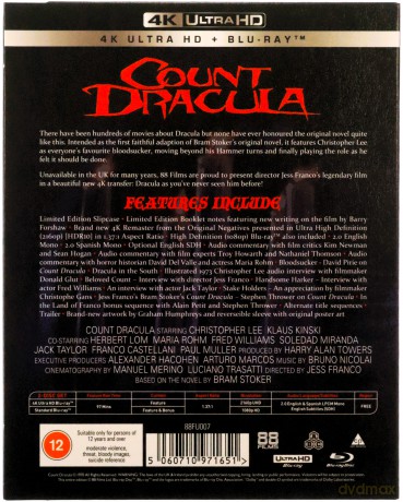 Count Dracula (Książę Dracula) [Blu-Ray 4K]