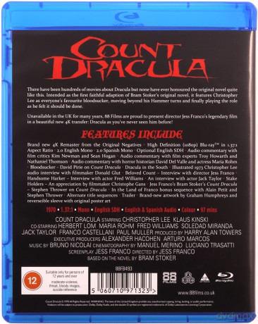 Count Dracula (Książę Dracula) [Blu-Ray]
