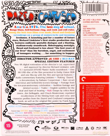 Dazed And Confused - Criterion Collection (Uczniowska balanga) [Blu-Ray 4K]