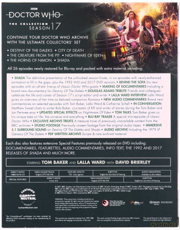 Doctor Who - The Collection Season 17 [Blu-Ray]