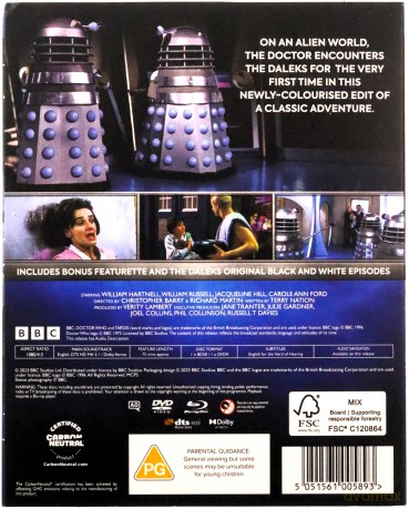 Doctor Who - The Daleks In Colour [Blu-Ray]