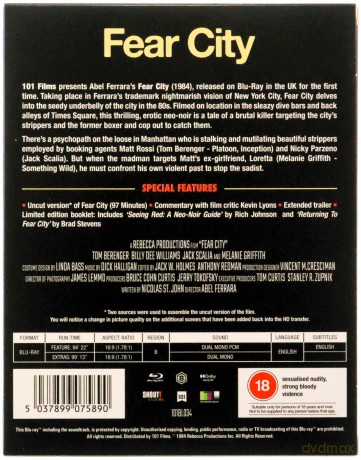 Fear City (Miasto strachu) [Blu-Ray]