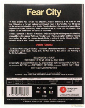 Fear City (Miasto strachu) [Blu-Ray]