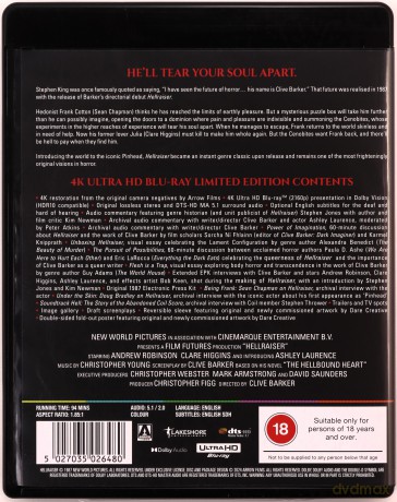 Hellraiser (Hellraiser: Wysłannik piekieł) [Blu-Ray 4K]