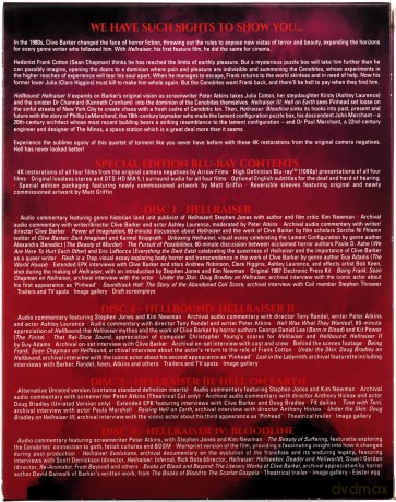 Hellraiser Tetralogy [4xBlu-Ray]