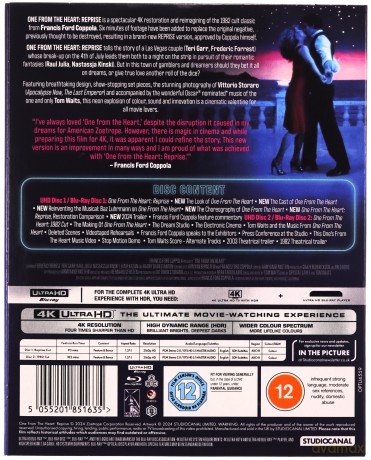 One From The Heart - Reprise (Ten od serca) [Blu-Ray 4K]