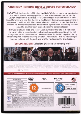 One Life (Jedno życie) [DVD]