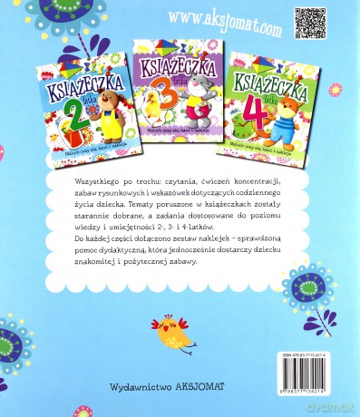 Książeczka 2-latka. Maluch uczy się, bawi i nakleja [KSIĄŻKA]