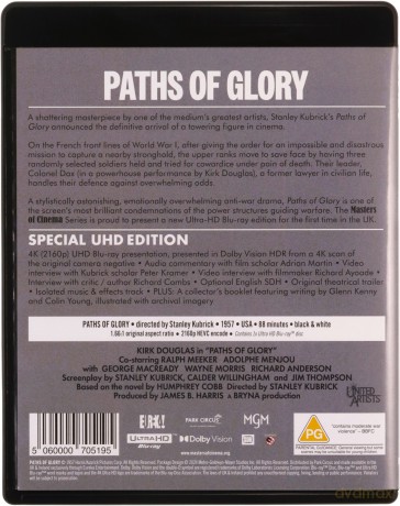 Paths Of Glory (Ścieżki chwały) [Blu-Ray 4K]