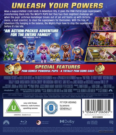 Paw Patrol - The Mighty Movie (Psi Patrol: Wielki film) [Blu-Ray]