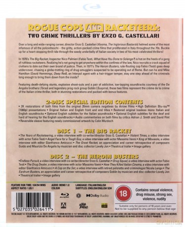 Rogue Cops and Racketeers - Two Crime Thrillers from Enzo G Castellari [Blu-Ray]