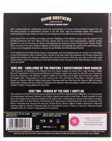 Shaw Brothers Presents - Four Films By Lau Kar-Leung [2xBlu-Ray]