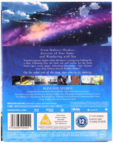 Suzume [Blu-Ray]