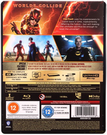 The Flash (2023) (steelbook) [Blu-Ray 4K]
