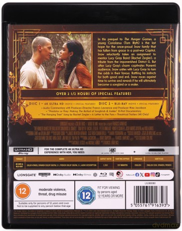 The Hunger Games - The Ballad Of Songbirds and Snakes (Igrzyska śmierci: Ballada ptaków i węży) [Blu-Ray 4K]
