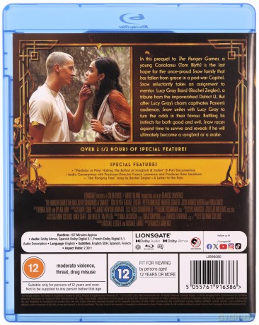 The Hunger Games - The Ballad Of Songbirds and Snakes (Igrzyska śmierci: Ballada ptaków i węży) [Blu-Ray]