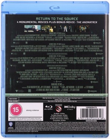 The Matrix Ultimate Collection (4 Films Animatrix) [Blu-Ray]
