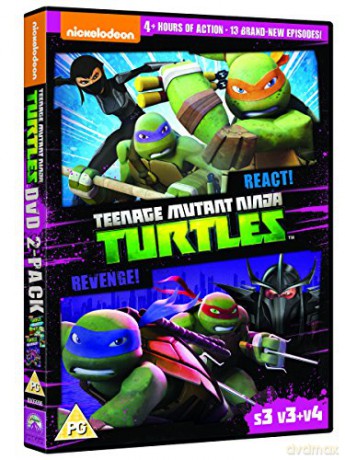 TMNT - Teenage Mutant Ninja Turtles - React And Revenge [DVD]
