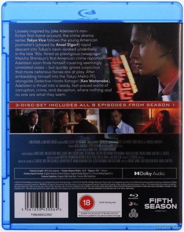 Tokyo Vice Season 1 [Blu-Ray]