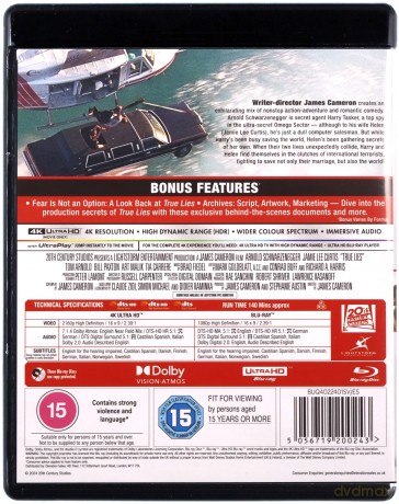 True Lies (Prawdziwe kłamstwa) [Blu-Ray 4K]